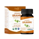 Brahmi 120 tabletti - USDA orgaaniline Bacopa Monnieri lisand - toetab fookust, rahulikku ja mälu - taimset nootroopset *