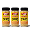 Bragg Nutritional Yeast Seasoning - Vegan, Gluteenivabad juustuhelbed - Hea valgu ja vitamiinide allikas - Toitaineline soolane parmesani juustuasendaja - Non GMO Kontrollitud, 4,5 untsi, 3-pake