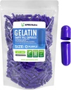 XPRS Nutra suurus 0 Tühjad kapslid - 500 loend Tühjad želatiinkapslid - pillid DIY kapsli täitmine - puhas Veise geel kapslid Do-It-Yourself täiendused (Purple)