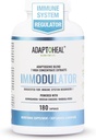ADAPTOHEAL Immodulaator - Adaptogenic Supplement for Well-Being, ženšenn, ashwagandha, Reishi Seene - toetab stressireaktsiooni, meeleolu tasakaalu ja immuunsüsteemi funktsiooni (180 kapslit / 700 mg)