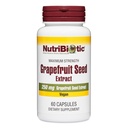 NutriBiotic - greipfruudi seemneekstrakti kapslid 250 mg, 60 loend - maksimaalne tugevus bioflavonoididega
