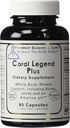 Coral Legend Plus, 90 kapslit - pH toetusvalem kogu keha mineraalide toetamiseks, sealhulgas luud, liigesed, hambad ja aluseline pH