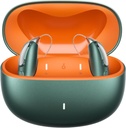 Laetavad Bluetoothi kuuldeaparaadid kerge kuni raske kuulmislanguse jaoks - OTC - Smart Fitting - RIC (vastuvõtja kanalis) disain müra vähendamisega - sisaldab laadimiskasti, rohelist