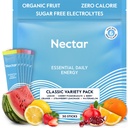 Nectar Energy Booster - orgaaniline kofeiin, B12 ja elektrolüüdid - suhkruvaba ja nullkalor - tervislik kohv, energiajook ja sooda Alternatiivne - Hüdratsioon ja energialisand (Variety 30 pulbripaketid)