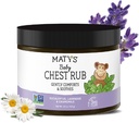 Matys Baby Rindkere Rub, rahustav ummistus Relief Auru Rub imikutele 3 kuud vana +, Puhas & Comforting Eukalüpt, Lavendel & kummel Sleep, Non-GMO, Petroleum Free, Menthol Free, 4.5 oz Tub