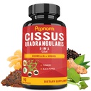 Super Cissus Quadrangularis ekstrakt kapslid Boswellia, Guggul, Kurkum, Pepper | 3 kuud tarne