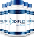 NutraRize (5 Pack) Odiflex kapslid, Premium Ear Health valem, All-Natural Supplement kaitsta sisekõrva, ametlikud kuulmise tugipillid, Odi Flex Arvustused (300 kapslit)