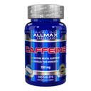 ALLMAX Toitumine Kofeiini pillid, Jätkusuutlik energia ja Pre - Treening vaimne fookus, Kiire neelamine & Vegan, 200 mg, 100 tabletti
