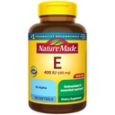 Loodus Made Vitamiin E 180 mg (400 RÜ) dl-Alpha, toidulisand antioksüdantide toetuseks, 300 Softgels, 300 päeva pakkumine