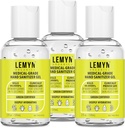 Meditsiiniklassi käte desinfitseerimise geel - 97% ORGAANILINE - 2 FL.OZ PAKENDI 3
