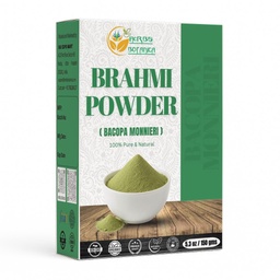 Maitsetaimed Botanica Brahmi Pulber Bacopa Pulber Centella Asiatica Ayurvedic Herb, looduslik juuksehooldus, soodustab juuste kasvu | 5,5 oz (150 GMS)