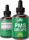 PMS Relief 9-in-1 Vedelik tilgad täiendada. 9 Taimsed koostisosad perioodi toetamiseks krambid valu naistele. Vegan, nullsuhkru vitamiinid orgaanilise Chaste Tree Marjad, Cramp Bark, Yam Juur, Nettle Leaf