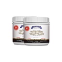 Toitainelised pärmihelbed, Nooch Vegan Juustupulbri asendaja, 2 lb, 100% puhas rikastamata, magustamata - Kosher, Gluteenivaba, Non GMO, Taimne Valk, Piimavaba
