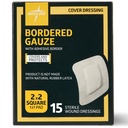 Medline Bordered Gauze, 2" x 2" Kleepuv Saar Haava Kleit, Steriilne, 15 Krahv