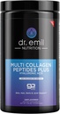 DR. EMIL TOITUMINE Multi kollageenpeptiidide pulber - 20 g maitsestamata hüdrolüüsitud kollageenvalgu pulber hüaluroonhappega juustele, nahale, küüntele ja liigestele - 15 serveerimist