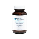 Metaboolne hooldus Resveratrool koos piperiiniga - Trans-Resveratrooli lisakapslid antioksüdandi + südame-veresoonkonna toetamiseks, täiteaineteta, 200 mg Trans-Resveratrooli annuse kohta - 60 kapslit