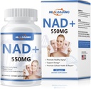 NAD-i täiendus liposomaalne naistele: NAD + Täiendus koos Resveratrooliga 550MG toetab rakkude parandamist energia ja tervisliku vananemisega