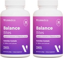 VitaMedica tasakaalu hammustused - probiootilised kummikud seedetrakti toetamiseks, immuun- ja soolestiku tervis - 1 miljard CFU ei ole vaja külmutada - 60 Gummies (2 Pack)