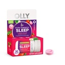 OLLY Extra Strength Sleep Kiirestilahustuvad tabletid, 5 mg melatoniin, vegan, maasikas - 30ct