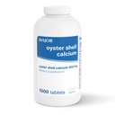 MAJOR Oyster Shell Calcium 500mg - igapäevane toidulisand luude tervise ja ühise toetuse jaoks, mineraalne lisand meestele ja naistele, gluteenivaba - 1000 tabletti (1 pakend)