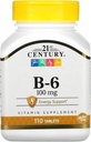 21st Century B 6 100 mg tabletid, 110 loend (pakendis 3)