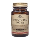 Solgar Vitamiin B12 100 mcg - 100 tabletti - energia ainevahetus ja närvisüsteemi tugi - mitte-GMO, vegan, gluteen ja piimavaba, Kosher, Halal - 100 serveerimist