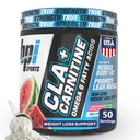 BPI Sports CLA + Karnitiin - CLA L karnitiin & linoolhape - L karnitiinilisa kaalulangus, ainevahetus ja lahja lihas - kofeiinivaba - arbuuskülm - 50 serveerimist - 12,34 oz