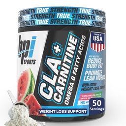 BPI Sports CLA + Karnitiin - CLA L karnitiin & linoolhape - L karnitiinilisa kaalulangus, ainevahetus ja lahja lihas - kofeiinivaba - arbuuskülm - 50 serveerimist - 12,34 oz