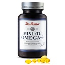 Dr.Brian Fish Oil Supplement 130 Softgel, hästi imendunud rTG Mini Omega 3 kalaõli kapsel EPA / DHA rasvhapetega Vitamiin D E, 500mg rTG Omega-3 Support Heart Brain Immune Health No Fishy Maste