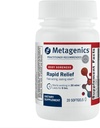 Metageenika Kiire Relief - Taimne Softgel Kurkum & Boswellia - toetab kiiret leevendamist lihaste, selja ja liigeste ebamugavus * - Ravimivaba, mitte-GMO, gluteenivaba - GMP sertifitseeritud rajatis - 20 Softgels