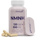 LongLifeNutri NMNH 300mg (dihüdronikotiinamiidmononukleotiid) - 120 Vegankapslit, 2-kuuline tarne, NMN alternatiiv, NAD toidulisand energia ja pikaealisuse jaoks, Lab testitud, valmistatud USA-s