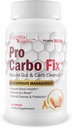 Pro Carbo Fix - Natural Gut & Carb Cleanse Supplement - Taimne valem w / Probiootikumid - Toetada seedetrakti tervist ja vere tervist - Aita loputada süsivesikuid ja toksiine - edendada korrapärasust ja vähendatud soolepuhitus