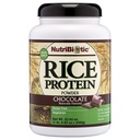 NutriBiotic Chocolate Rice Protein, 1 lb. 6,9 oz | Low Carb, Vegetarian & Keto-Friendly Raw Protein Pulber | Kasvatatud ja töödeldud ilma kemikaalide, GMOde või gluteenita | Lihtne seedida ja toitainerikas