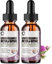 4 Fl Oz - Maksapuhastus Detox & Remont Vedeliktilgad - 1000mg Piimaohakaekstrakti tilgad Maksapuhastuse & Detox, Antioksüdant, Seedetrakti tugi