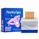 NuStripsTM Kiiresti lahustuvad uneribad 5 mg melatoniiniga, Valerian Juur, L-Theanine ja vitamiin B6 - mustikamaitse - looduslik uneabi, vegan, mitte-GMO, gluteenivaba - kukkumine kiiresti (30 riba)