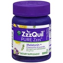ZzzQuil Pure Zzzs Melatoniin Gummies, Sleep Aid, Melatoniin 2mg, Kummel & Lavendel, Melatoniin Sleep Gummies, Sleep Aids täiskasvanutele, Wildberry Vanilla Maitsestatud, 24 Sleep Gummies
