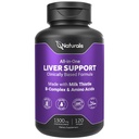 Naturalis Silymarin piimaohakas 1300mg täiustatud B kompleksi ja aminohapetega | 13-in-1 maksa puhastamine, detox & remont | 120 maksa olulised pehmed