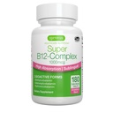Igennus Sublingual Vitamiin B12 Complex 1000mcg, metüülmetüülkobalamiin, adenosüülkobalamiin ja hüdroksükobalamiin, kõrge imendumine ja puhas, 180 serveerimist, suhkruvaba ja vegan