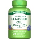 Nature's Truth Flaxseed Oil Softgels | 90 Count | Cold Pressed, Non-GMO & Gluten Free Supplement