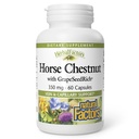 HerbalFactors by Natural Factors, Horse Kastan, Antioksüdant Toetus Tervislik tsirkulatsioonisüsteem ja Veinid koos Viinamarjade Richi, 60 kapslit (60 portsjonit)