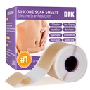 Silicone Scar Sheets, Silicone Scar Tape (1,6 "x 79" Roll-2M), korduvkasutatavad professionaalsed arm silikoonribad, pehmed silikoonist armid kirurgilistele armidele, keloid, Acne armid, põlenud arm, C-sektsioon