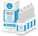 Waiora Natural Cellular Defense (NCD) Vedelad tseoliittilgad, klinoptiloliit meestele ja naistele - täiendus immuunsusele, tervislikule soolestikule, puhastamisele, pH tasakaalule (0, 5oz pudel, 4 Ct - 360 serv)