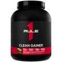Reegel 1 Clean Gainer - kõrge valgusisaldusega Lean Gain valem 560 kalorit, 30 g täisspektri valku, üle 90 g süsivesikuid, alla 6 g rasva (15 serveerimist, šokolaadi maapähklivõi)