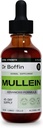Mullein Leaf Liquid Extract 2 FL OZ - Extra Strenght | Advanced Formula - Natural Supplement Vedel Tinktuur - Lung Cleanse ja Detox - Hingamisteede tervis ja immuunsüsteemi tugitilgad