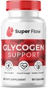(1 Pack) Super Flow Glükogeen , SuperFlow Glükogeeni tugikapslid , Glyco Optimizer valem , Natural Blood Vessel Cleaner , Premium Super Flow Glükogeeni tugi ( 60 kapslit )