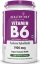 Vitamiin B6 Püridoksiin - 120 Veg Kapslid