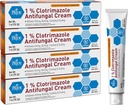 MED PRIDE Clotrimazole Seenevastane kreem 1 protsent Ravib Sportlase Jalg Jock Itch Ringworm Leevendab sügeleva nahahoolduse Beebi 4 Pack