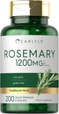 Carlyle Rosemary Capsules | 1200mg | 200 Count | Non-GMO & Gluteenivaba ekstrakt