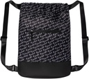 Flex Cinch Drawstring Gym Bag naistele graafilise kujundusega | Vastupidav kerge jõusaali Cinch kotid | Suurepärane jõusaalikott, reisimine ja üleöö | Must/valge - Ole ise