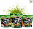 Opportuniteas Matcha Detox tee pulber - orgaaniline kurkum Matcha roheline tee, neerude detox ja orgaaniline maks Detox Bundle